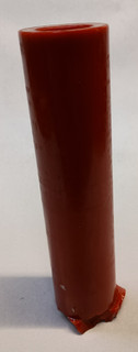 Vintage Rust Red Bakelite Tube 136 Grams TESTED