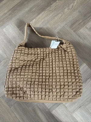 MARKS & SPENCER Marks and Spencer Quilted Shoulder Bag Camel