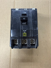 Square D QOB340VH 40 Amp. 3 Pole Circuit Breaker 120/240 VAC