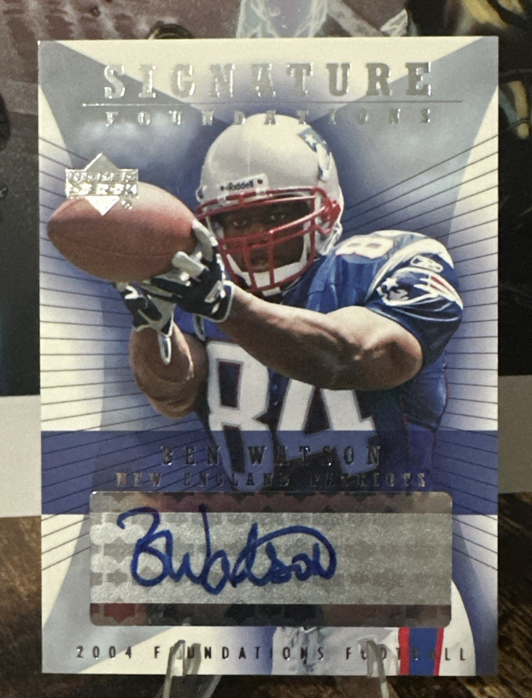 Ben Watson Upper Deck Foundations Signature Foundations #SFBW Signature Foundations