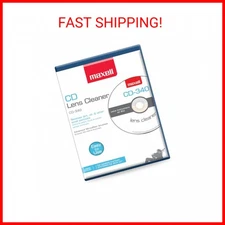 Maxell – Pro 190048 CD-340 Laser Lens Cleaner - Safe & Effective CD Player & Gam