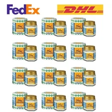 12 X Tiger Balm White Ointment 30g for Headache, Muscle Pain Relief & Massage