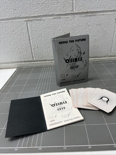 VINTAGE CARD GAME OSIRIS BEV CRAIG CLAIRVOYANT OCCULT READINGS KNOW FUTURE