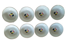 8 DIGOIN SARREGUEMINES HOLLOW PLATES for ROYCO "LA SAUERCROUTE"