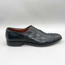 Allen Edmonds Fifth Avenue Mens 12 Black Leather Cap Toe Oxford Dress Shoes