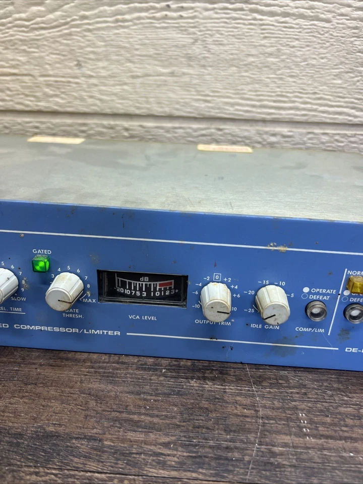 Orban 422A, Blueface, Gated Compressor Limiter De-Esser, Broadcast, Vintage Rack - Image 3 of 4