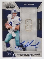 Troy Aikman /25 2010 Panini Certified Auto Game Used Patch Dallas Cowboys SSP