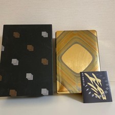 Scatola scrittura giapponese Kanazawa oro e argento foglia artigianato (Hakuichi) scatola