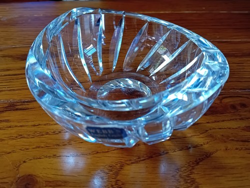 Webb's Vintage Crystal Glass Bon Bon Dish. Original Marking & Label Thomas Webb - Picture 7 of 14