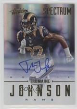 2012 Panini Absolute Rookie Spectrum Gold 217/299 Trumaine Johnson #191 Auto 0c2