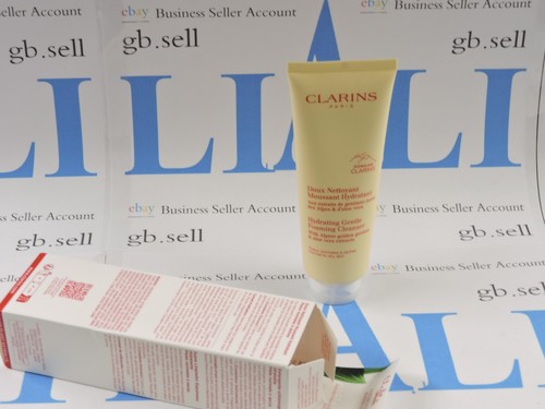 Clarins Hydrating Gentle Foaming Cleanser Alpine Gold Aloe Vera Dry Skin 125ml - Picture 3 of 5