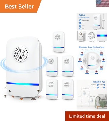 Eco-Friendly Ultrasonic Pest Control Set - Effective Mosquito and Rodent Defense