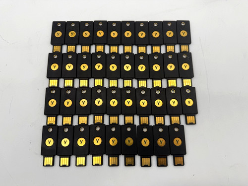 Lot of (39) Yubico Yubikey 4 USB Security Key 2FA MFA FW: 4.3.7