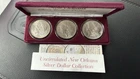 Morgan Silver Dollar New Orleans Uncirculated 1883 1884 1885 Set of 3 Coins
