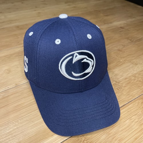 TOTW Penn State Nittany Lions Navy Wool Retro Side-Logo Structured Adjust Hat