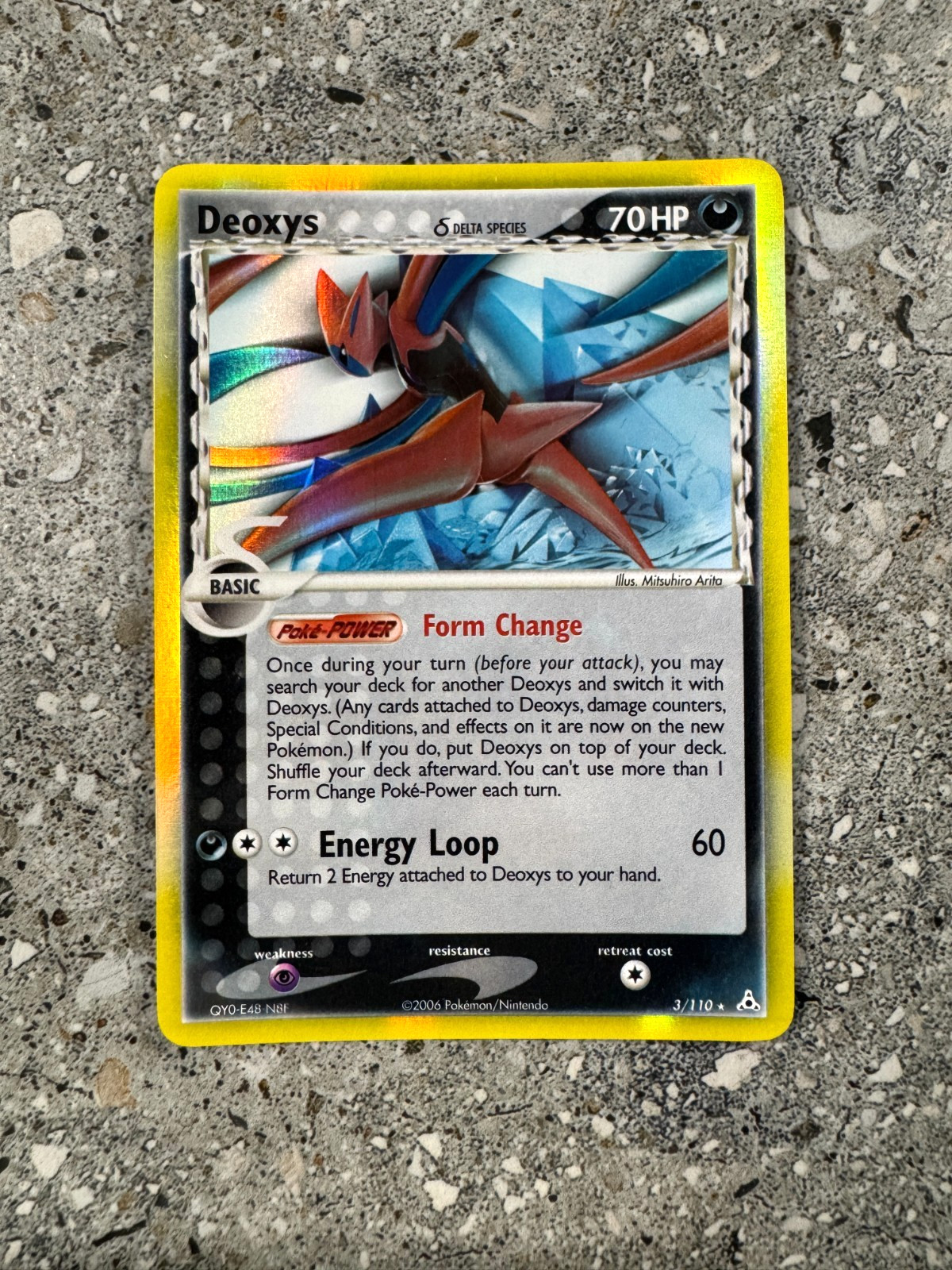 Pokemon TCG Cards Deoxys 3/110 Holon Phantoms Holo Rare EXC-NM