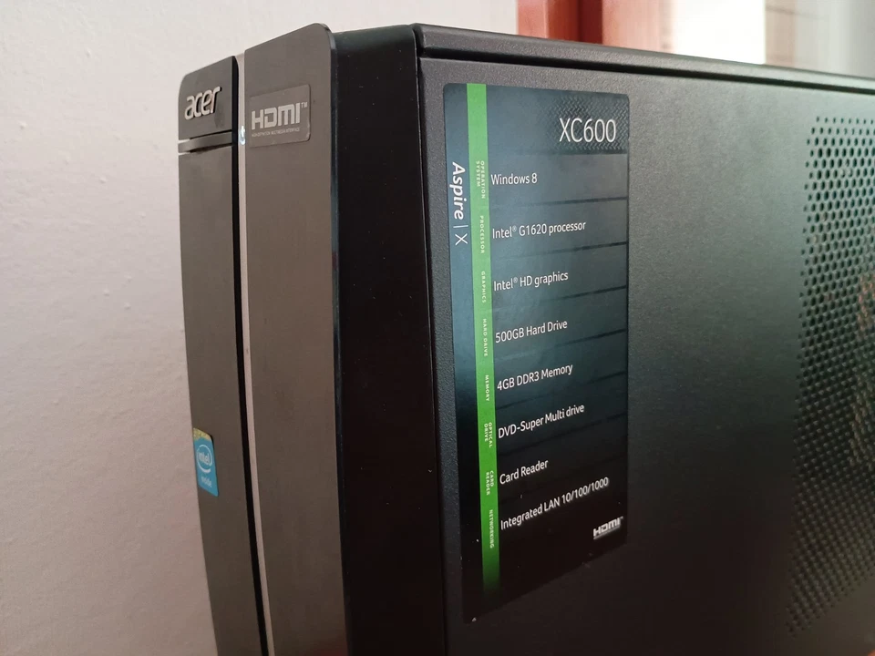 ACER ASPIRE XC600 ✅ INTEL CELERON 2.7GHZ ✅ 4GB HDMI GRAFICA INTEL HD ✅ - Immagine 2 di 4