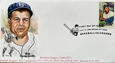 GG (Gary Gozemba) Cachet 4080 Roy Campanella Brooklyn Dodger Slugger Baseball 