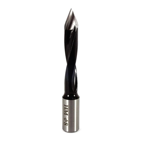 Whiteside DT8-70 Right Hand V-Point Dowel Drill 8mmCD, 70mmOAL