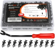 200PCS 8mm UTV ATV Fender Push Clips & Removal Tool for Polaris Can-Am