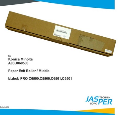 Konica Minolta A03U860500 Paper Exit Roller / Middle C6500 C5500 C6501 C5501