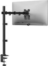 Tall Monitor Arm Mount for Desk, Adjustable, Fits 13-34 Inch Screens, 22 lbs