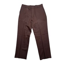 NWT Levis Action Slacks Mens Brown Poly Blend Dress Pants Size 36x30