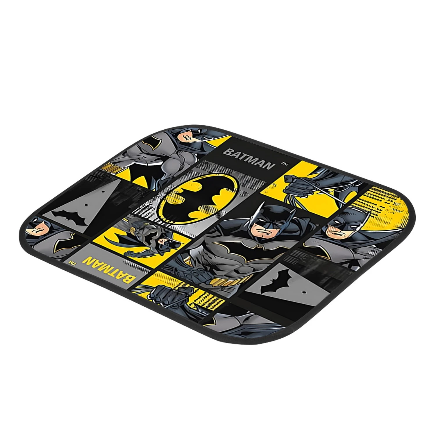 Batman Car Floor Mats - DC Comics Auto Accessories - Dark Knight Superhero Gift