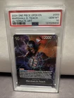 2024 ONE PIECE OP09-093 EMPERORS MARSHALL.D.TEACH ALT ART FOIL PSA 10