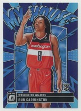 Bub Carrington 2024-25 Donruss Optic My House Purple Holo Prizm RC Rookie #8