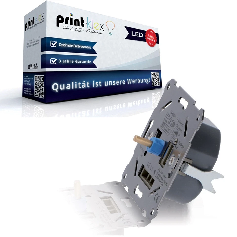Universal Drehdimmer LED Halogen Dimmer geeignet Legrand Berker Niko EGB Gira - Bild 4 von 4