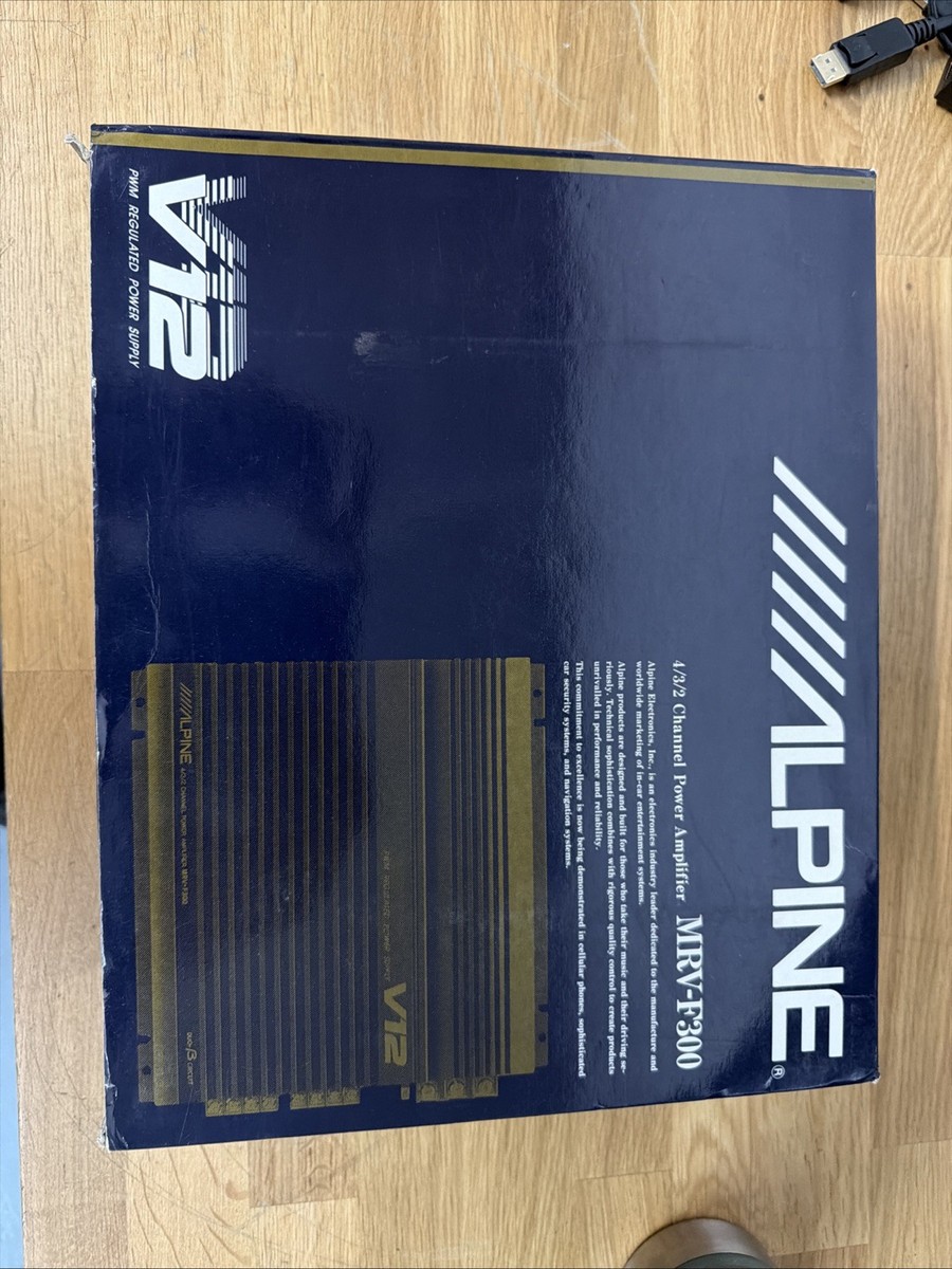 old school alpine 4/3/2 channel amplifier MRV-F300 | eBay