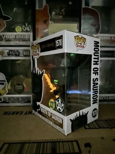Custom GITD Funko Pop Movies The Lord of the Rings Mouth of Sauron #1578 Glow