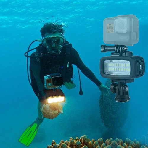 40M Wasserdichte Gopro Tauchleuchte Unterwasser LED Fülllicht Foto Video Lampe - Picture 4 of 14