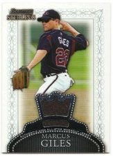 2005 Bowman Sterling Marcus Giles Braves Jersey #BS-MGI
