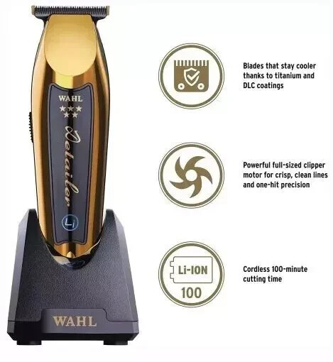 8171-700 5-Star Series Detailer Li Gold Trimmer Professional Cord Cordless New 