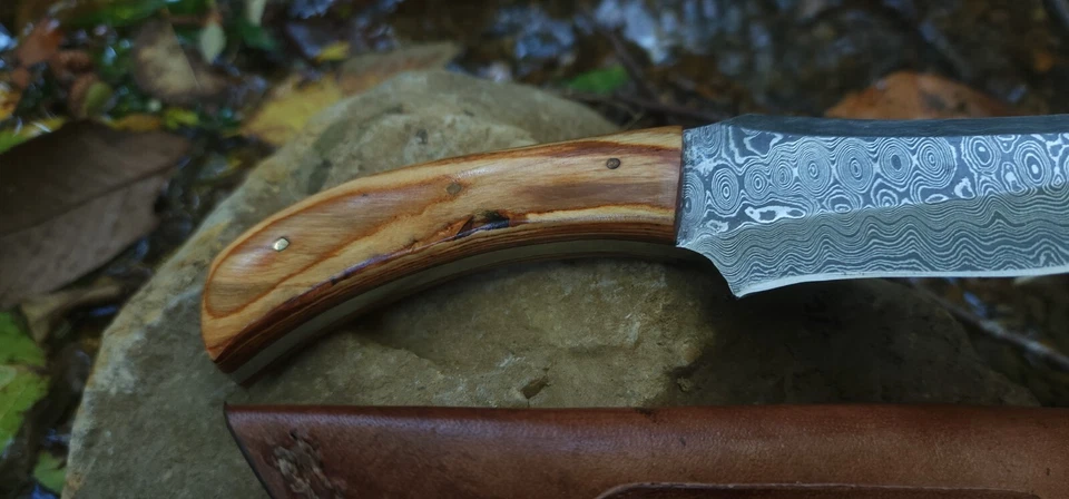 hunting knife made in usa damascus knife fathers day gift - Image 4 of 4