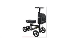 Blessreach Knee Walker Scooter All-Terrain Disc Brake 11” Front WB2208-T BLACK