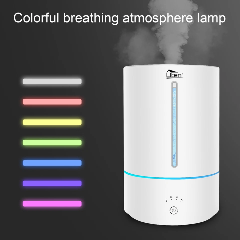5L Luftbefeuchter 7 Farben Licht Humidifier Ultraschall Duftöl Aroma Diffuser - Bild 3 von 4