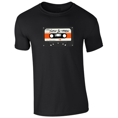 Now & Then T-Shirt Kassette Musik Rock Pop Geschenk 7 Farben Größe Small bis 5XLarge