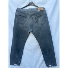 Original Vintage 1997 Made in the USA Men’s 501 Levi’s 38 X 32 Gray 6 Buttons