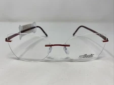 Silhouette Austria 5567 MA 3040 51-15-135 Burgundy Eyeglasses Frame GP70