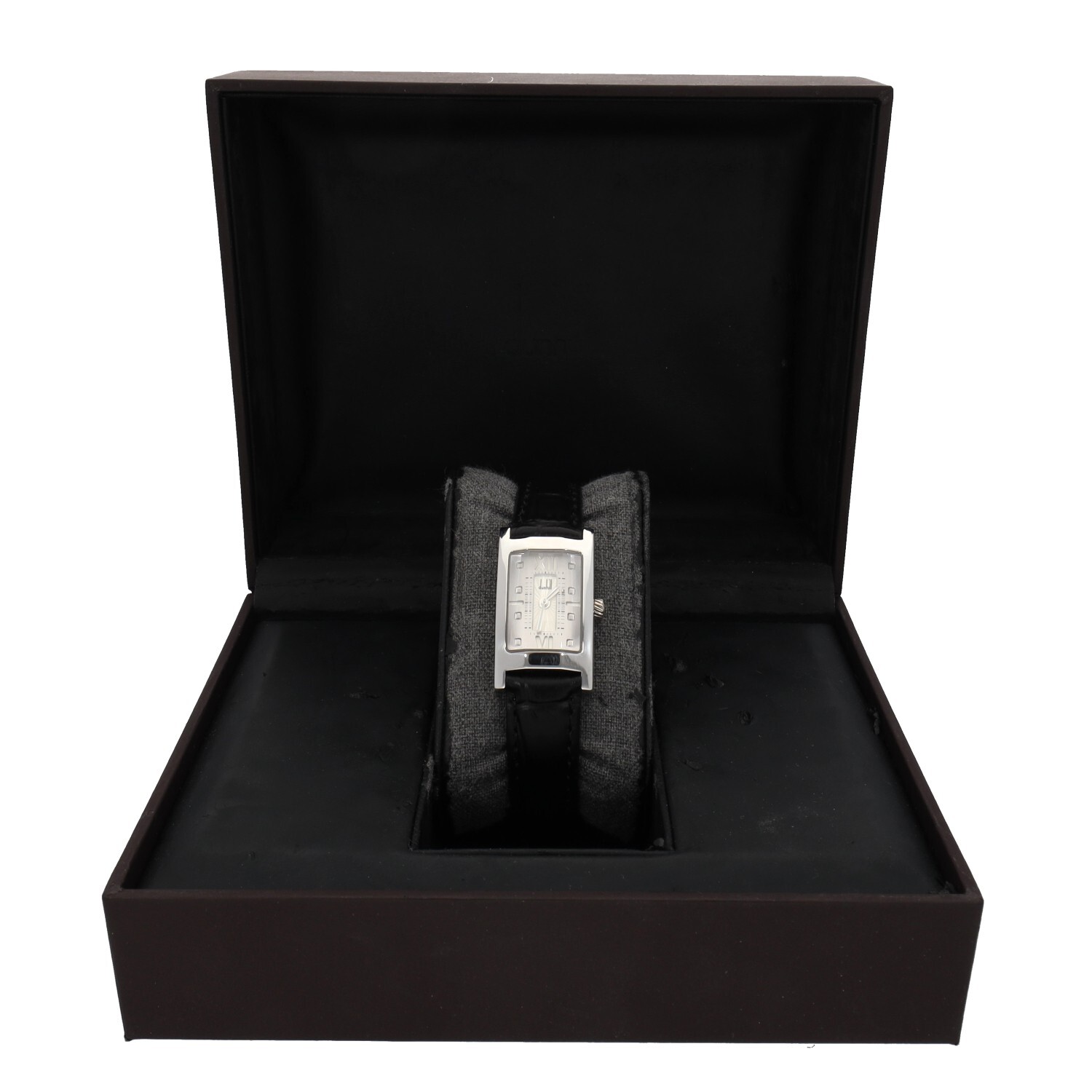 Dunhill Millennium 18ct White Gold Watch 18.5mm Case Grey Dial