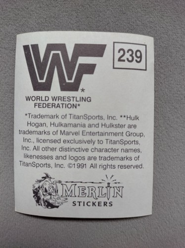 WWF Merlin stickers 1991 (WWE) MULTI-BUY! - Picture 34 of 76