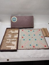 1948 Scrabble Vintage Crossword Game by Selchow & Richter Co, Made in USA