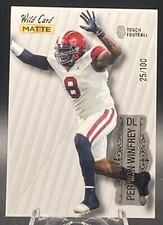 2022 WildCard Matte TouchFootball White #MB-98 Browns Perrion Winfrey  /100 (RC)