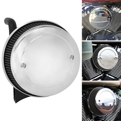 High flow Chrome Air Cleaner Intake Filter Fit For Indian Chief Chieftain 14-22
