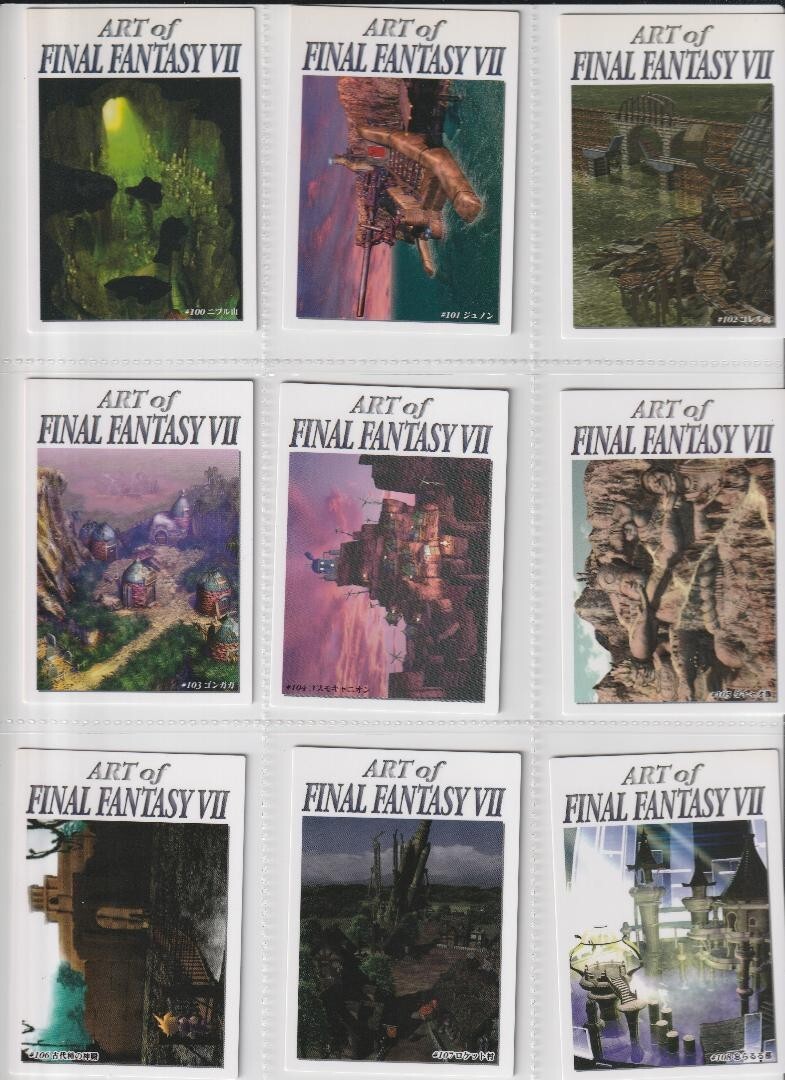 Carddass Masters 1997 Final Fantasy 7 139 card Set | eBay