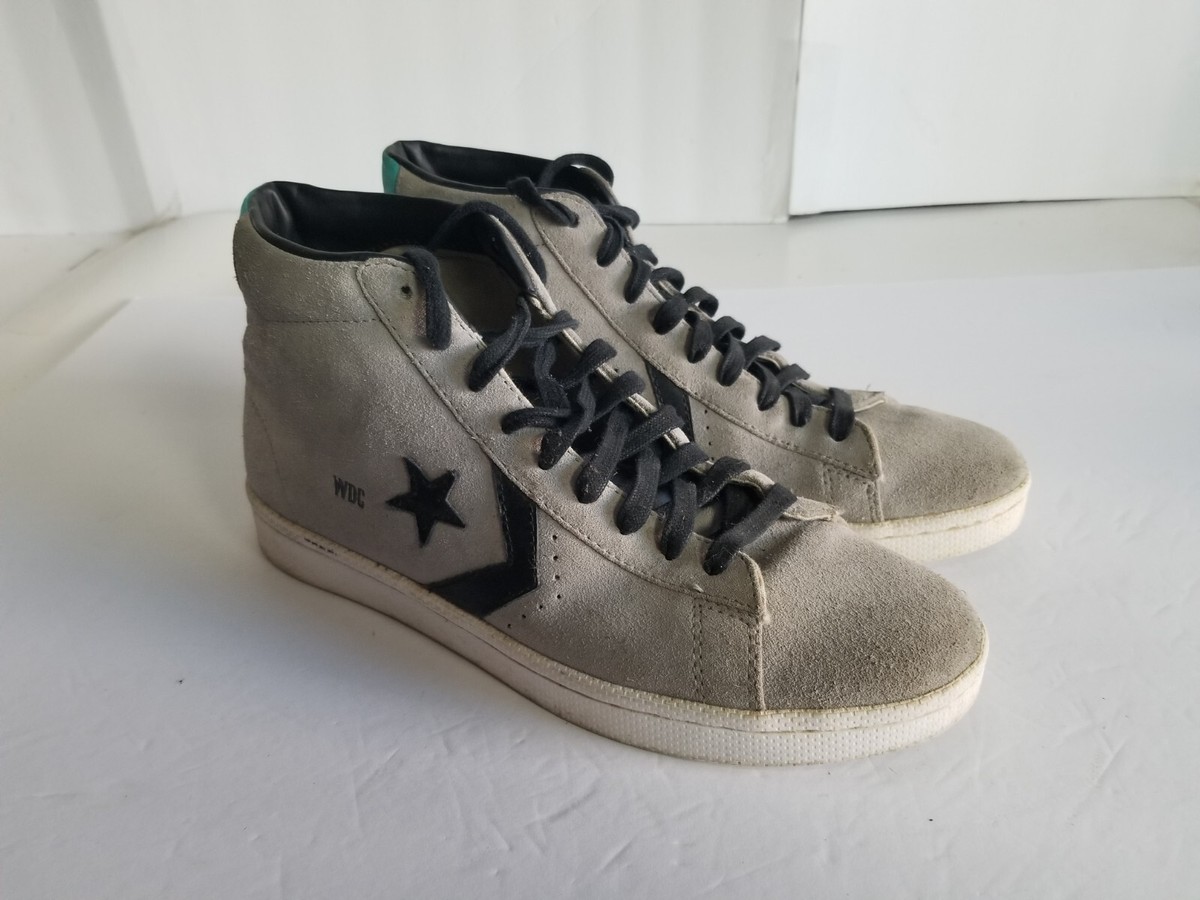 All Star Smoke In Pro Leather High Top Converse One Star Star