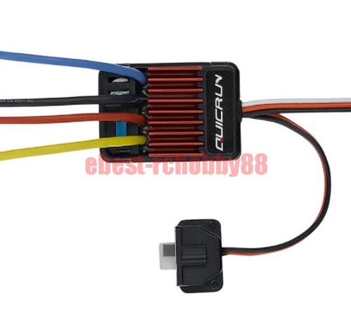 Hobbywing QuicRun 1625 25A ESC cepillado para controlador de velocidad 1/16 1/18 de coche 2-3S - Imagen 8 de 12
